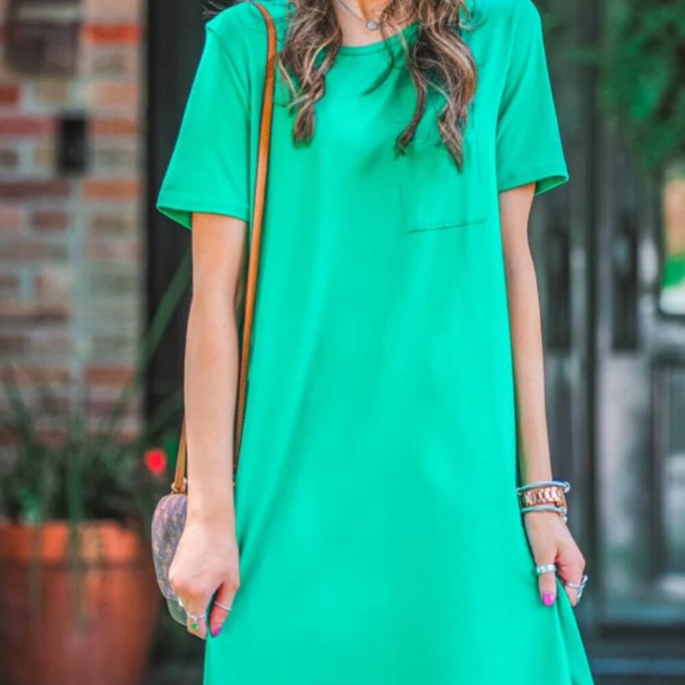 Womens Jess Lea Size S Mint Maddy Short Sleeve T-Shirt Dress EUC